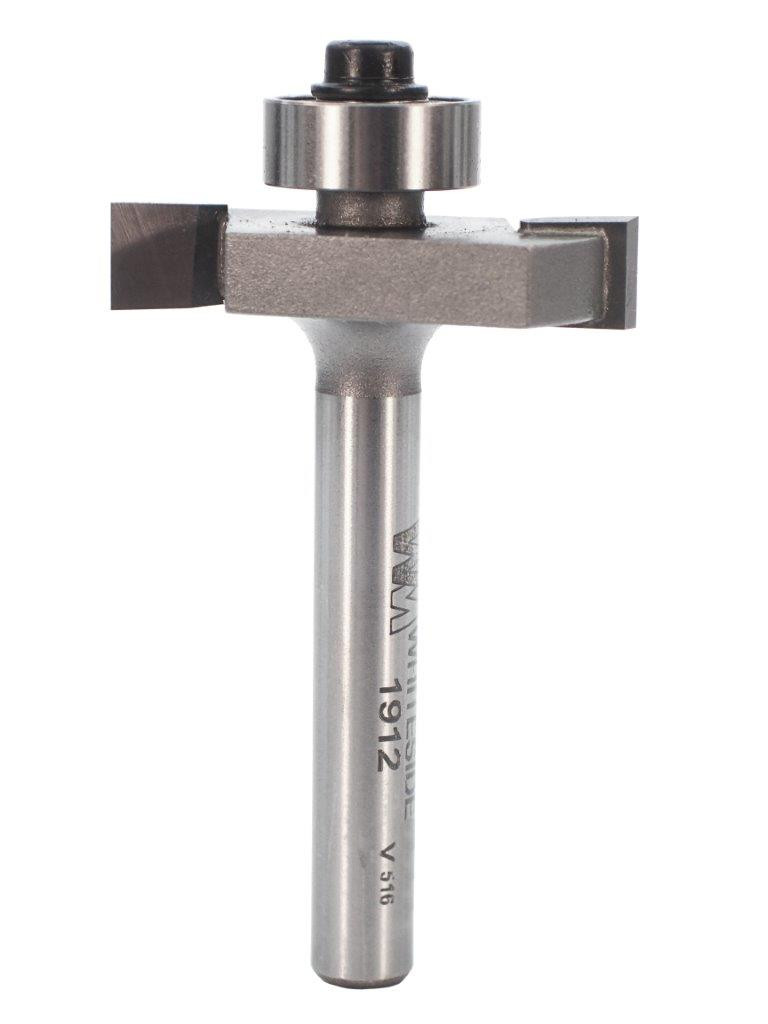 Slotting & Rabbeting Bit, 11/4 Dia, 1/4 Cut Length, 1/4 Shank