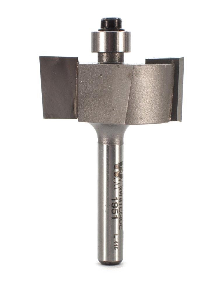 Rabbet Router Bit, 1/2 Cut Length, 1/2 Cut Depth, 1/4 Shank