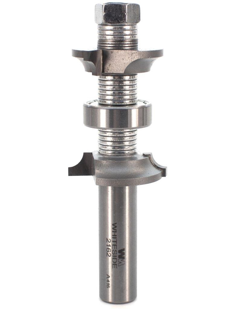 Double Roundover Bit, 3/16 Radius, 1/2 Shank, Whiteside 2162