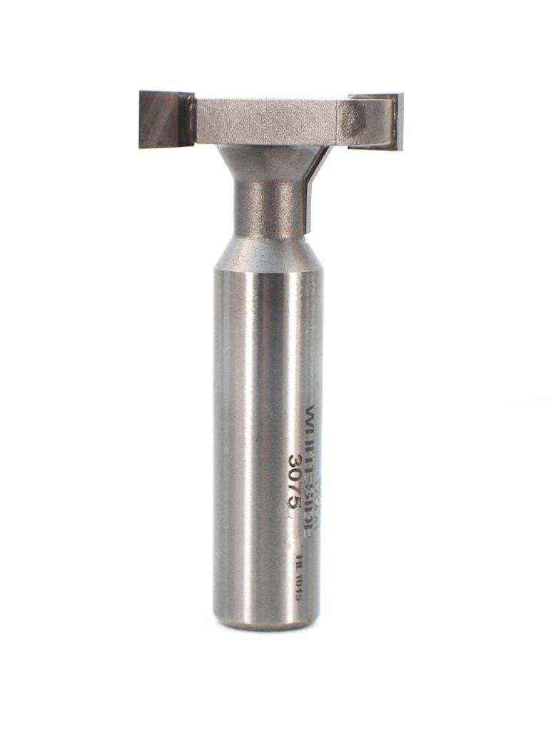 TSlot Cutter, 13/16 Lg Dia, 3/8 Sm Dia, 1/2 Shank, Whiteside 3075