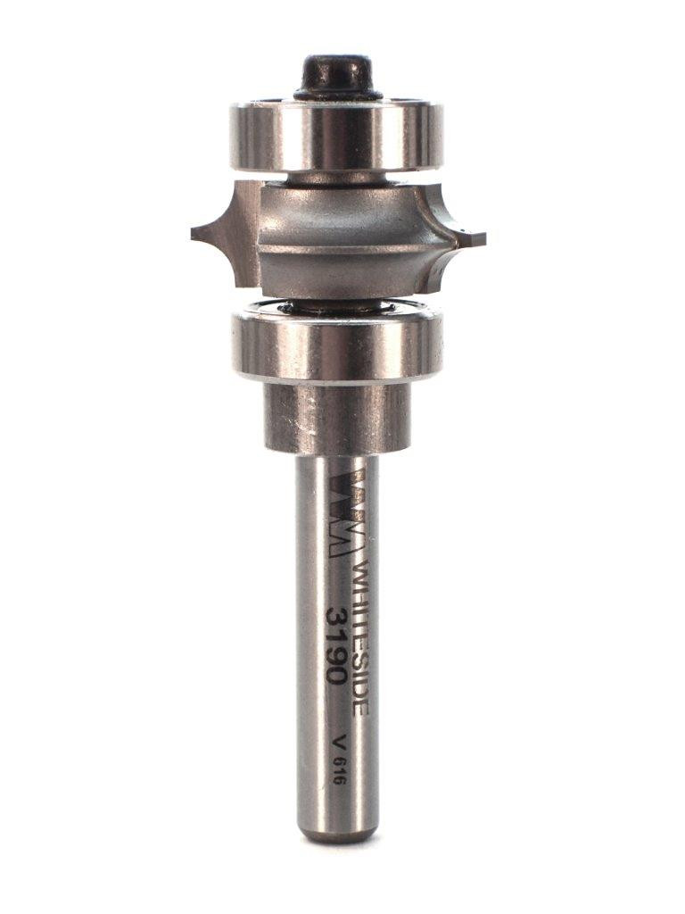 Full Bead Bit, 1/8 Radius, 1/4 Shank, Whiteside 3190