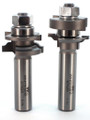Whiteside 5742 - Miniature, Stile & Rail (Ogee Pattern) Router Bits - Half Inch Shank, Carbide Tipped