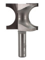 Carbide Tipped Half Round (Bull Nose) Router Bit by Whiteside Machine - Whiteside 1434A