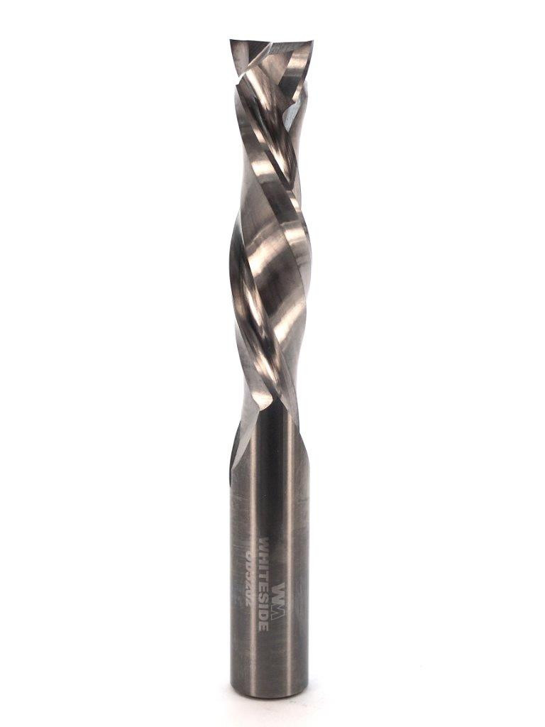 2 Flute Compression Bit, 1/2 Dia, 2" Cut Length, 1/2 Shank, Whiteside