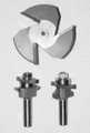 Whiteside 120 - Raised Panel, Router Bit Sets - Half Inch Shank, Raised Panel with Back Cutter Set, 3 Pieces