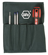 Wiha 48190- Magnetizing and Demagnetizing Interchangeable Screw Driver Set with slotted and Phillips blades