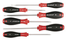 Wiha 30291 - SoftFinish Slotted, Phillips and Square Screwdriver 6 Pc Set