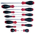 Wiha 30297 - SoftFinish Slotted and Phillips Screwdriver12 Pc Set