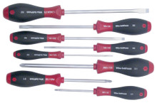 Wiha 30298 - SoftFinish Slotted and Phillips Screwdriver 8 Pc Set