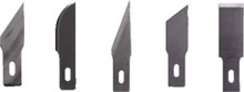 Wiha 43097 - Replacement Blades for Universal Razor Edged Scraper - 10 Pk - 5 Styles