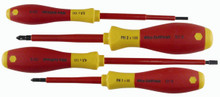 Wiha 32090 - Insulated Slotted & Phillips Screwdriver 4 Pc Set