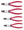 Wiha 32627 - RetainRing Pliers Internal Bent 4 Pc Set