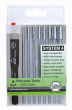 Wiha 26988 - System 4 ESD Safe Inch Nut Drivers 9 Pc Set 3/32-1/4"