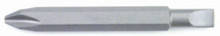 Wiha 74304 - Slotted/Phillips Double End Bit 4.5 + #1 2 Bit Pack