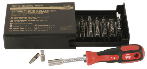 Buy Wiha Screwdriver with bit magazine magnetic Phillips slotted with