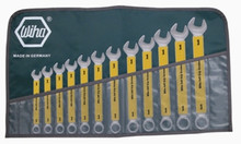 Wiha 50091 - SoftGrip Combination Wrenches Inch 12 Pc Set 5/16-1"