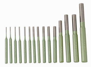 15pc Metric Parallel Pin Punch Set, Wiha 23491