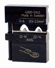 Wiha 43142 - PortaCrimp Die Set For Non-Insulated Terminals, Lugs & Splices 12-10 & 22-14 AWG