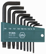 Wiha 36394 - Torx L-Key 9 Pc Set & Holder T8-T40