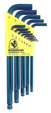 Bondhus 10937 - Set of 13 Ball End Hex L-keys .050-3/8 - Bondhus 10937