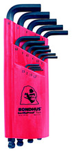 Bondhus 10995 - Set of 15 Ball End Hex L-keys 1.27-10mm