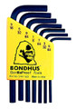 Bondhus 12245 - Set of 7 Hex L-keys 5/64-3/16 - Short