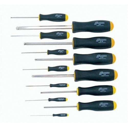 13pc Set Hex Ball Driver ScrewDrivers .050-3//8 GoldGuard Bondhus USA 38637