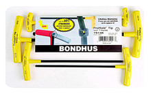 Bondhus 75146 - Set of 6 ProHold Ball End Hex T-Handles 5/32-3/8