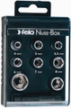 Felo 22198 - 1/4" Nut Box with 8 Metric Sockets & Adapter