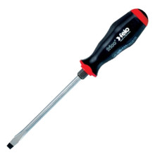 Felo 32356 - 1/4 x 5" Slotted Screwdriver - 2 Component Handle with Metal Cap