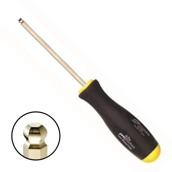 Bondhus 38606 7/64 Ball End Tip Hex Screwdriver with GoldGuard Finish 2.9 2 Piece Bondhus 38606 7/64 Ball End Tip Hex Screwdriver with GoldGuard Finish 2.9 2 Piece