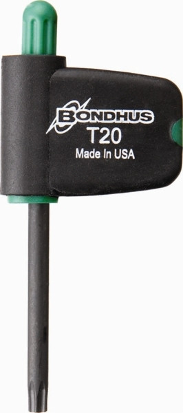 1.5 Bondhus 34710 T10 Star Tip Wing Handle Driver with ProGuard Finish 2 Piece 