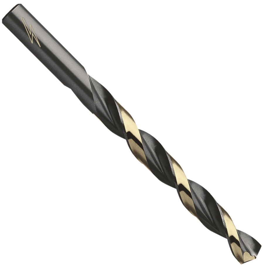Jobber Drill, Size 1/4, ThunderBit, Black & Bronze Oxide, Triumph