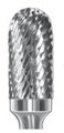 Omega Bur Long Shank Deep Double Cut Cylinder Shape with Radius End SGS SC-3L6