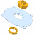 Porter-Cable Guide Bushing Ring for Incra MagnaLOCK Router Plate Rings
