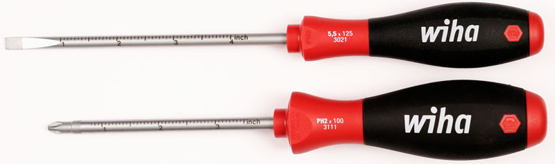 Wiha 31192 Stubby Phillips Screwdriver Set with #1 and #2 by 1/"