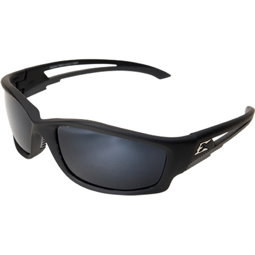 Black with Silver Mirror Lens Edge Eyewear-Reclus Safety Glasses 