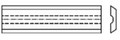 2 Sided Reversible Insert Knife with Face Groove - Southeast Tool SI-608015FG