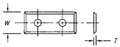 Reversible Insert Knife, 4 Cutting Edges w/ 2 Holes - Southeast Tool SI-4951015