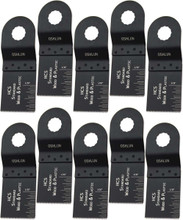 Oshlun MMR-0310 1-1/3-Inch Standard HCS Oscillating Tool Blade for Rockwell SoniCrafter (10-Pack)