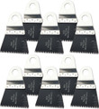 Oshlun MMR-1110 2-2/3-Inch Precision Japan HCS Oscillating Tool Blade for Rockwell SoniCrafter (10-Pack)