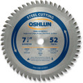 Oshlun SBF-072552 7-1/4-Inch 52 Tooth TCG Saw Blade with 5/8-Inch (Diamond Knockout) for Mild Steel and Ferrous Metals