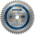 Oshlun SBF-090048 9-Inch 48 Tooth TCG Saw Blade with 1-Inch Arbor for Mild Steel and Ferrous Metals