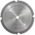Oshlun SBH-072504 7-1/4-Inch 4 Tooth PCD Saw Blade with 5/8-Inch Arbor (Diamond Knockout) for Fiber Cement