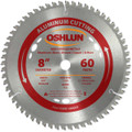 Oshlun SBNF-080060 8-Inch 60 Tooth TCG Saw Blade with 5/8-Inch Arbor (Diamond Knockout) for Aluminum and Non Ferrous Metals
