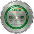 Oshlun SBW-100080 10-Inch 80 Tooth ATB Fine Finishing Saw Blade with 5/8-Inch Arbor
