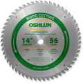 Oshlun SBW-140056 14-Inch 56 Tooth ATB General Purpose Saw Blade with 1-Inch Arbor