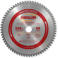 Oshlun SBFT-260068A 260mm 68 Tooth FesPro Non Ferrous TCG Saw Blade with 30mm Arbor for Festool Kapex KS 120