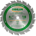 Oshlun SBW-045018 4-1/2-Inch 18 Tooth ATB Fast Cutting and Trimming Saw Blade with 3/8-Inch Arbor