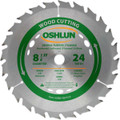 Oshlun SBW-082524 8-1/4-Inch 24 Tooth ATB General Purpose and Framing Saw Blade with 5/8-Inch Arbor (Diamond Knockout)